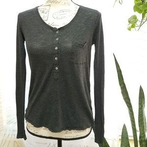 EUC Aerie Long Sleeve Casual Shirt Basic Button Up